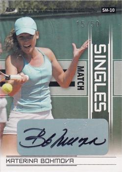 2007 Ace Authentic Straight Sets - Singles Match Autographs #SM10 Katerina Bohmova / Shikha Uberoi Back