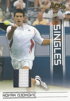 2007 Ace Authentic Straight Sets - Singles Materials #SI16 Novak Djokovic Front