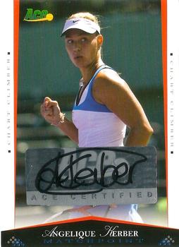 2008 Ace Authentic Match Point - Autographs #62 Angelique Kerber Front