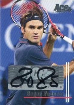 2011 Ace Authentic Match Point 2 - Autographs #80 Roger Federer Front