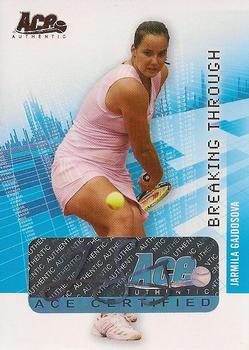 2008 Ace Authentic Grand Slam - Breaking Through Autographs Bronze #BT5 Jarmila Gajdosova Front