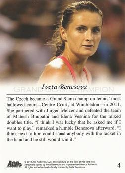 2012 Ace Authentic Grand Slam 3 #4 Iveta Benesova Back