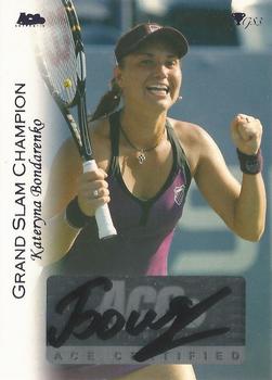 2012 Ace Authentic Grand Slam 3 #8 Kateryna Bondarenko Front