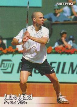 2003 NetPro - Glossy #G-15 Andre Agassi Front