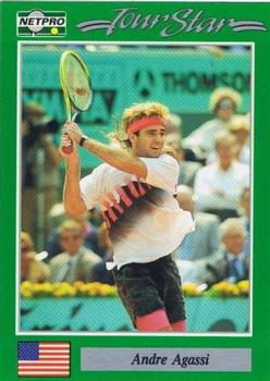 1991 NetPro Tour Stars #3 Andre Agassi Front