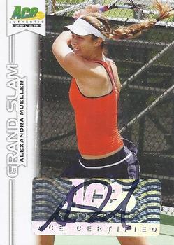 2013 Leaf Ace Authentic Grand Slam #BA-AM2 Alexandra Mueller Front