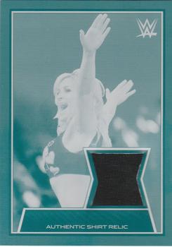 2014 Topps WWE Road to Wrestlemania - Swatch Relics Printing Plates Cyan #NA Natalya Front