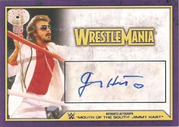 2014 Topps WWE Road to Wrestlemania - Wrestlemania Autographs Bronze #JH Jimmy Hart Front