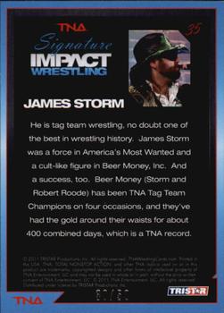 2011 TriStar Signature Impact - Silver #35 James Storm Back