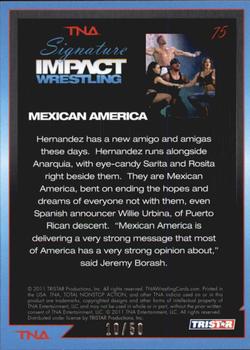 2011 TriStar Signature Impact - Silver #75 Mexican America Back