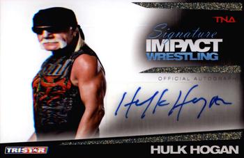 2011 TriStar Signature Impact - Gold Autographs #S2 Hulk Hogan Front