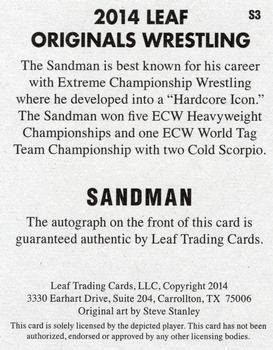 2014 Leaf Originals #S3 Sandman Back