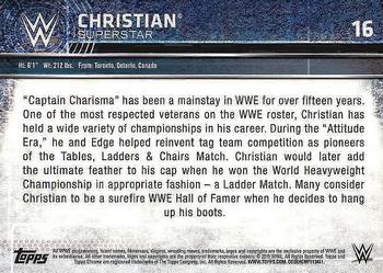 2015 Topps Chrome WWE #16 Christian Back