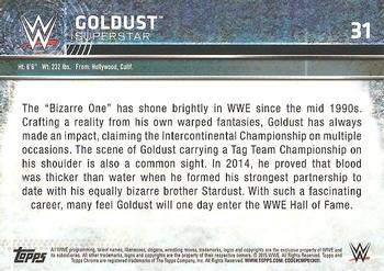 2015 Topps Chrome WWE #31 Goldust Back