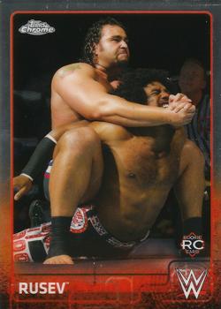2015 Topps Chrome WWE #61 Rusev Front