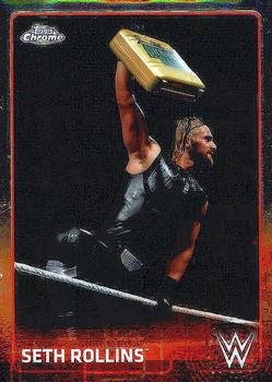 2015 Topps Chrome WWE #63 Seth Rollins Front