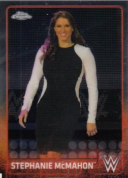 2015 Topps Chrome WWE #67 Stephanie McMahon Front
