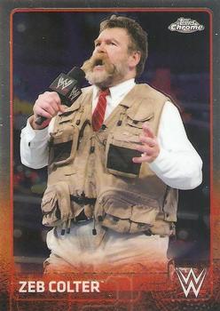 2015 Topps Chrome WWE #78 Zeb Colter Front