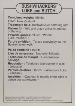 1991 Swanson WWF #NNO Bushwhackers Back