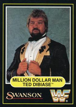 1991 Swanson WWF #NNO Million Dollar Man Ted DiBiase Front