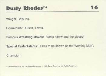 1989 Classic WWF #16 Dusty Rhodes Back