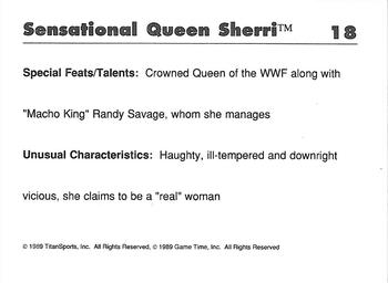 1989 Classic WWF #18 Sensational Queen Sherri Back