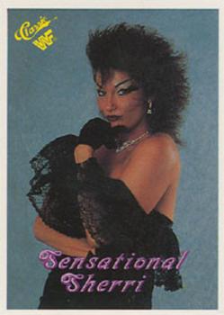 1989 Classic WWF #18 Sensational Queen Sherri Front