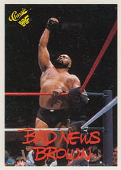 1989 Classic WWF #26 Bad News Brown Front