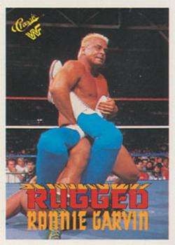 1989 Classic WWF #36 Rugged Ronnie Garvin Front