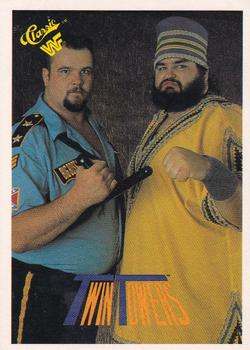 1989 Classic WWF #37 Twin Towers (Akeem & Big Boss Man) Front