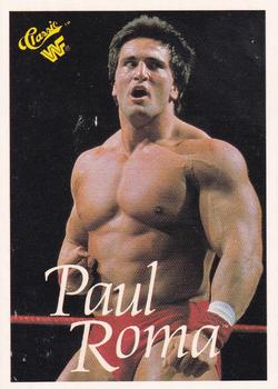 1989 Classic WWF #48 Paul Roma Front