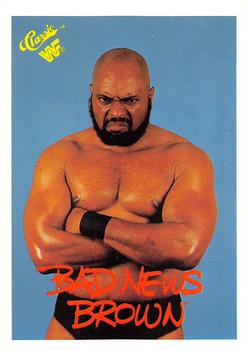 1989 Classic WWF #79 Bad News Brown Front