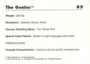 1989 Classic WWF #85 The Genius Back