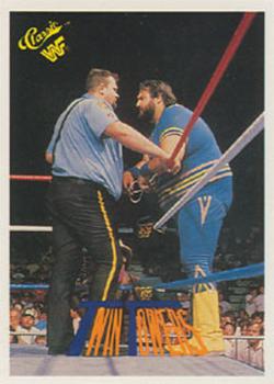 1989 Classic WWF #90 Twin Towers (Akeem & Big Boss Man) Front