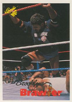 1989 Classic WWF #100 Brooklyn Brawler Front