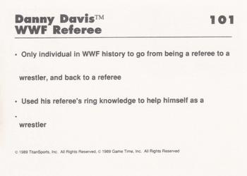 1989 Classic WWF #101 Danny Davis Back