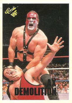 1989 Classic WWF #107 Demolition Front