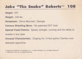1989 Classic WWF #108 Jake 