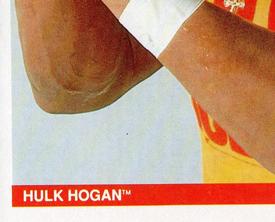 1990 Merlin WWF Superstars Stickers #6 Hulk Hogan Puzzle Front