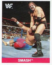 1990 Merlin WWF Superstars Stickers #73 Smash Front