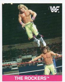 1990 Merlin WWF Superstars Stickers #92 The Rockers Front