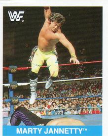 1990 Merlin WWF Superstars Stickers #93 Marty Jannetty Front