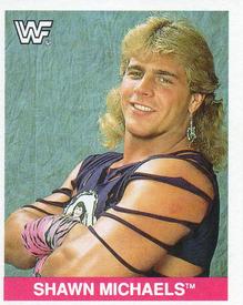 1990 Merlin WWF Superstars Stickers #94 Shawn Michaels Front