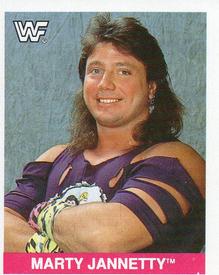 1990 Merlin WWF Superstars Stickers #95 Marty Jannetty Front