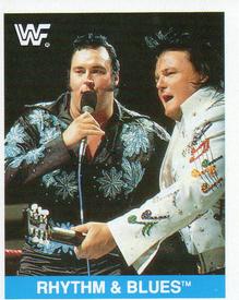 1990 Merlin WWF Superstars Stickers #102 Rhythm & Blues Front
