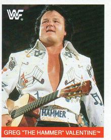 1990 Merlin WWF Superstars Stickers #103 Greg The Hammer Valentine Front