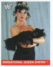 1990 Merlin WWF Superstars Stickers #156 Sensational Queen Sherri Front