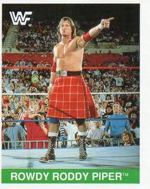 1990 Merlin WWF Superstars Stickers #169 Rowdy Roddy Piper Front