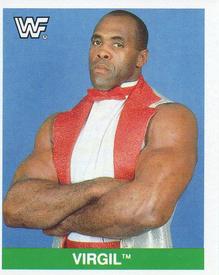 1990 Merlin WWF Superstars Stickers #186 Virgil Front