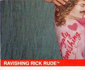 1990 Merlin WWF Superstars Stickers #27 Ravishing Rick Rude Puzzle Front